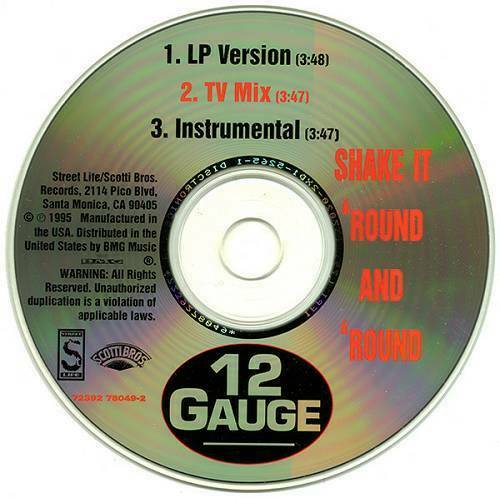 12 Gauge - Shake It Round And Round (CD Single, Promo) cover