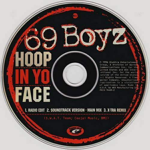 69 Boyz - Hoop In Yo Face (Promo CDS) cover
