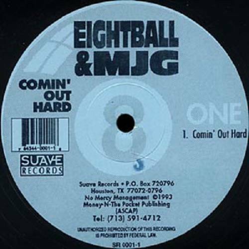Eightball & MJG - Comin` Out Hard (12'' Vinyl Promo) cover