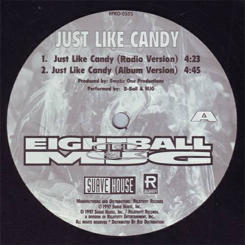 Eightball & MJG - Just Like Candy (12'' Vinyl Promo) cover