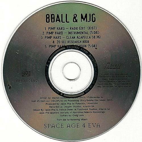 8Ball & MJG - Pimp Hard (CD Single Promo) cover
