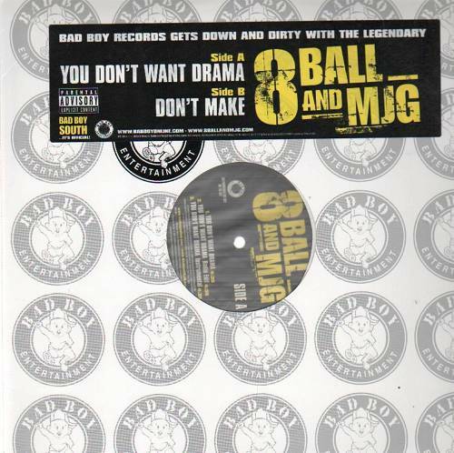 8Ball & MJG - You Don`t Want Drama (12'' Vinyl Promo) cover