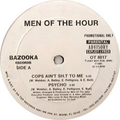 Men Of The Hour - Cops Ain`t Shit To Me cover
