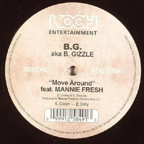 B.G. - Move Around (Vinyl, 12'') cover