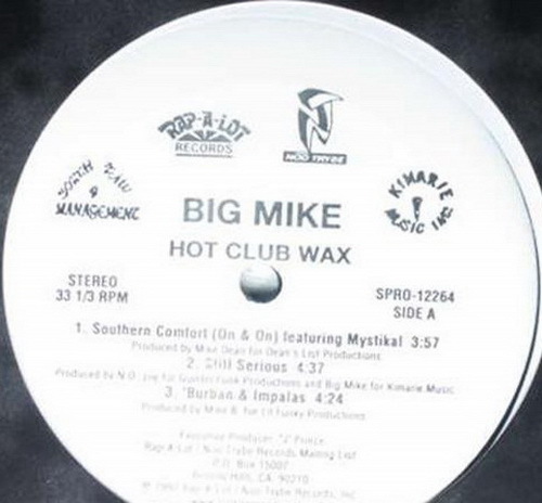 Big Mike - Hot Club Wax (12'' Vinyl, 33 1-3 RPM, Promo) cover