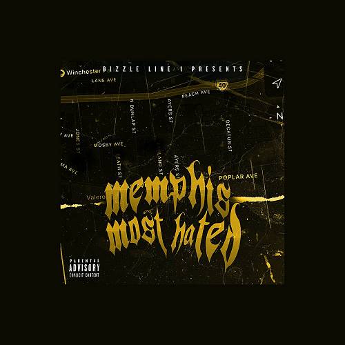 Bizzle Line 1 - Memphis Most Hated cover