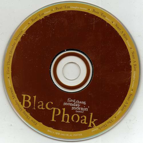 Blac Phoak - First Thang Monday Mornin Remix cover
