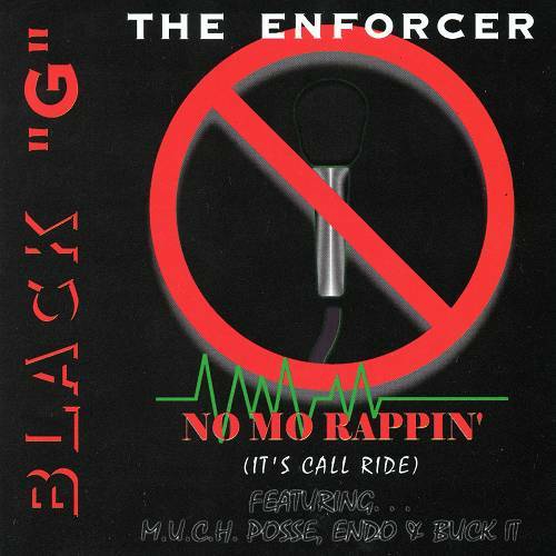 Black G - No Mo Rappin cover