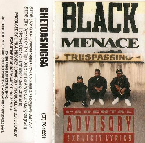 Black Menace - Ghetoasnigga (Cassette EP) cover