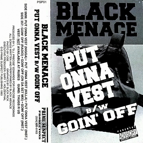 Black Menace - Put Onna Vest # Goin` Off (Cassette Single) cover