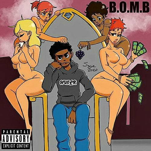 Black Smurf - B.O.M.B. cover