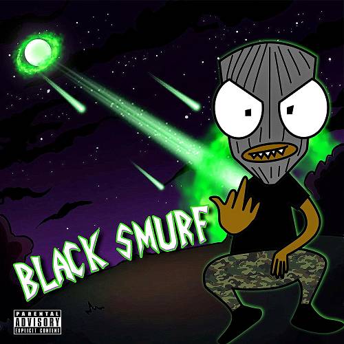 Black Smurf - Invader. Side A cover