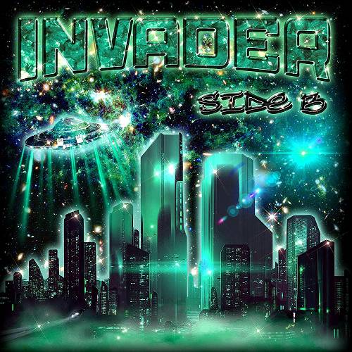 Black Smurf - Invader. Side B cover