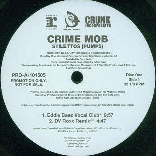 Crime Mob - Stilettos (Pumps) (12'' Vinyl, Promo) cover