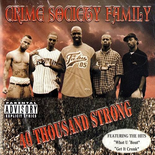 Crime Society Family - 40 Thousand Strong cover