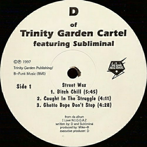 D Of Trinity Garden Cartel - Street Wax (12'' Vinyl) cover