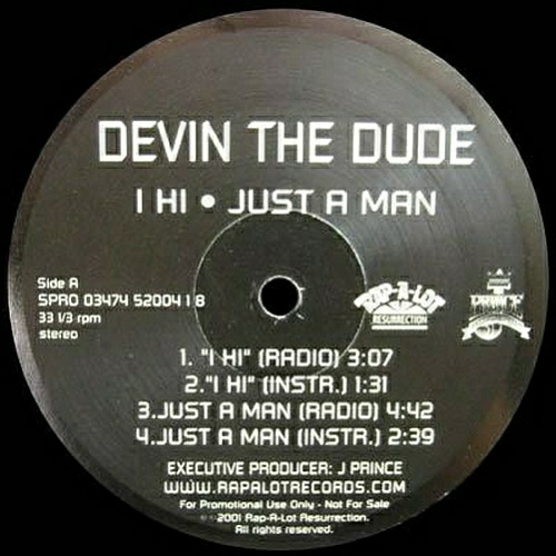 Devin The Dude - I Hi # Doobie Ashtray (12'' Vinyl, Promo) cover