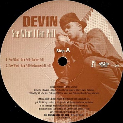 Devin - See What I Can Pull (12'' Vinyl, Promo) cover