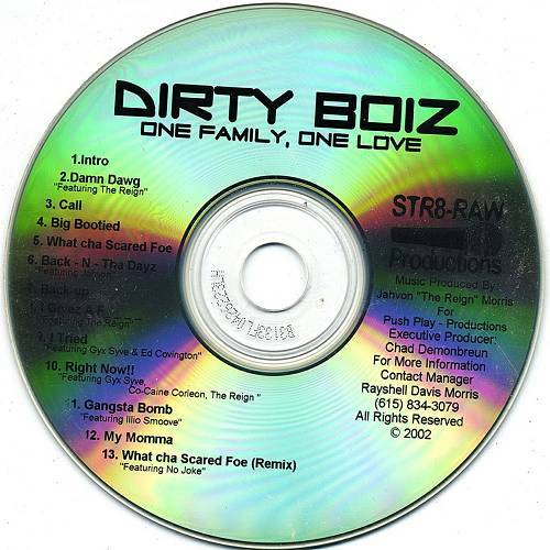 Dirty Boiz - One Family, One Love cover