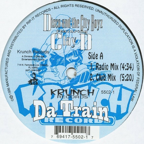 Disco And The City Boyz - Da Train (12'' Vinyl) cover