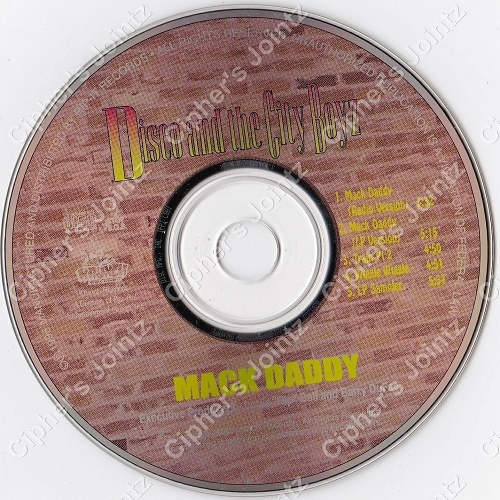 Disco And The City Boyz - Mack Daddy (CD, Maxi-Single) cover