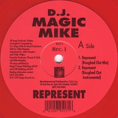 DJ Magic Mike & The Royal Posse - Represent The Single (12'' Vinyl) cover