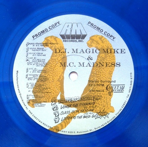 DJ Magic Mike & M.C. Madness - Twenty Degrees Below Zero (12'' Vinyl, EP, Promo) cover