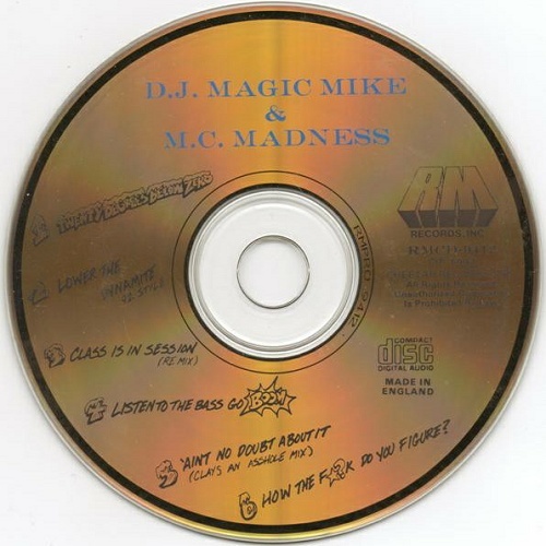 DJ Magic Mike & M.C. Madness - Twenty Degrees Below Zero (CD, EP, Limited Edition) cover