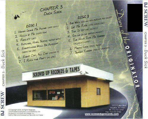 DJ Screw - Chapter 003. Duck Sick cover