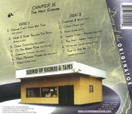 DJ Screw - Chapter 015. The Next Episode cover