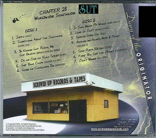 DJ Screw - Chapter 028. Worldwide Southside cover