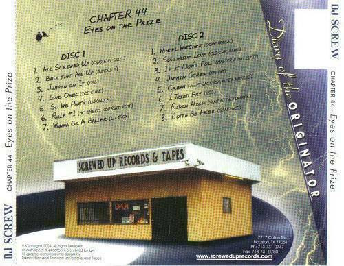 DJ Screw - Chapter 044. Eyes On The Prize cover