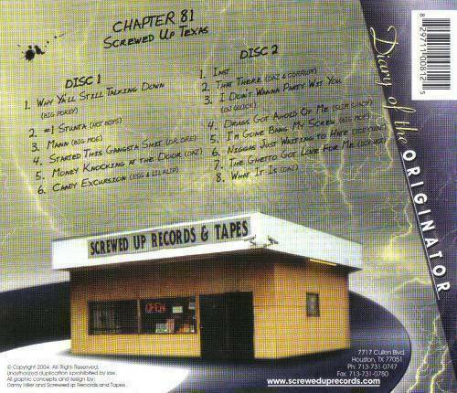 DJ Screw - Chapter 081. Screwed Up Texas cover