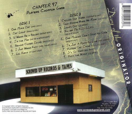 DJ Screw - Chapter 097. Players Choppin Game cover