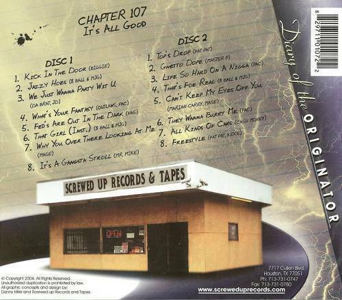 DJ Screw - Chapter 107. It`s All Good cover