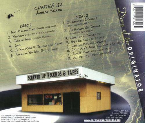 DJ Screw - Chapter 112. Jammin Screw cover