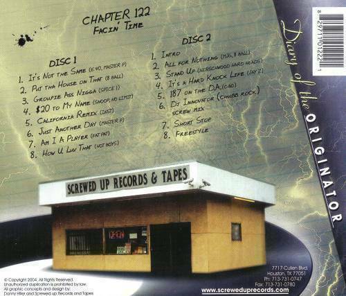 DJ Screw - Chapter 122. Facin` Time cover