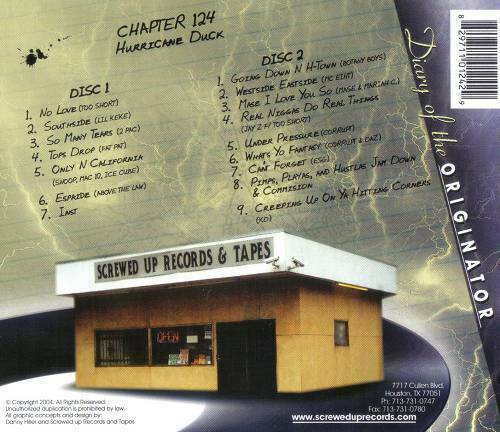 DJ Screw - Chapter 124. Hurricane Duck cover