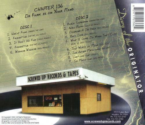 DJ Screw - Chapter 136. Da Funk Is On Your Mind cover