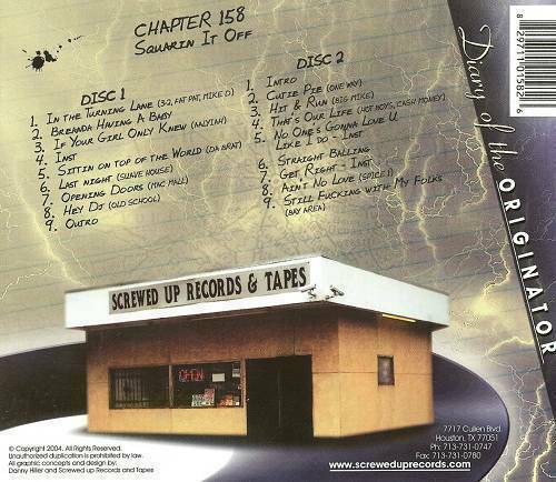 DJ Screw - Chapter 158. Squarin It Off cover