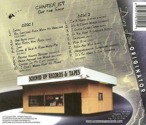 DJ Screw - Chapter 159. Out The Shop cover