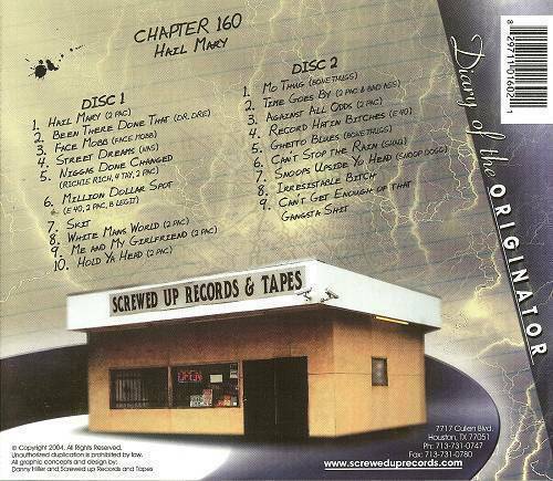 DJ Screw - Chapter 160. Hail Mary cover