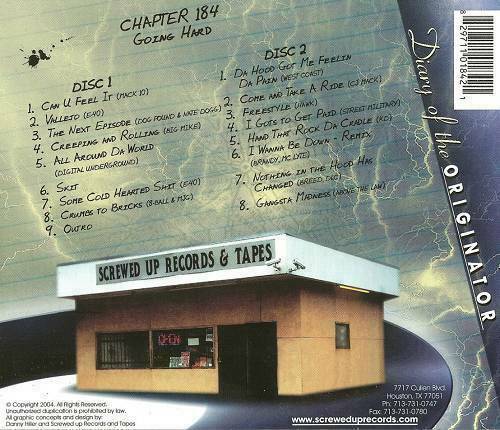 DJ Screw - Chapter 184. Going Hard cover