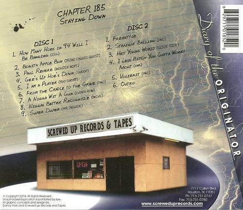 DJ Screw - Chapter 185. Staying Down cover