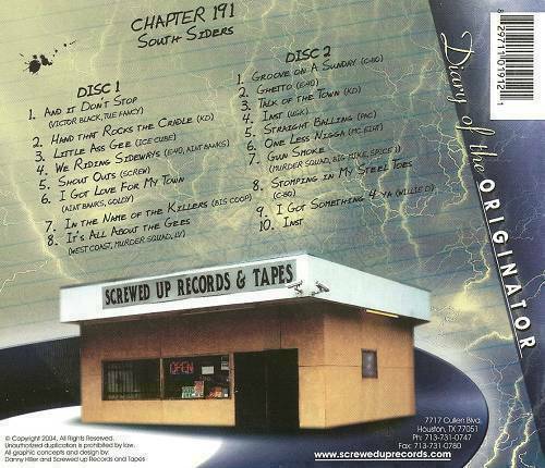 DJ Screw - Chapter 191. South Siders cover