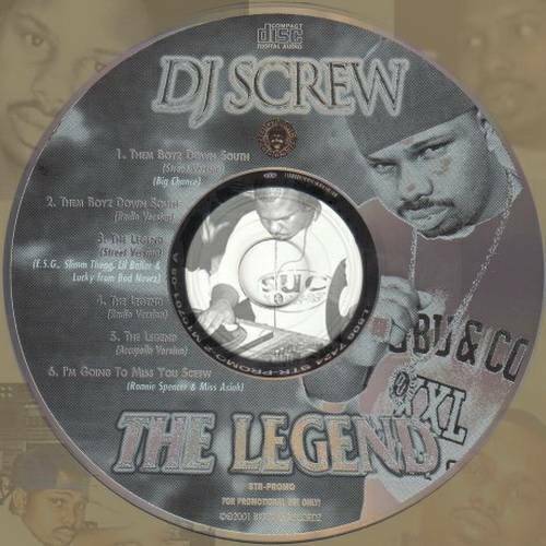 DJ Screw - Singles From The Album 'The Legend' cover