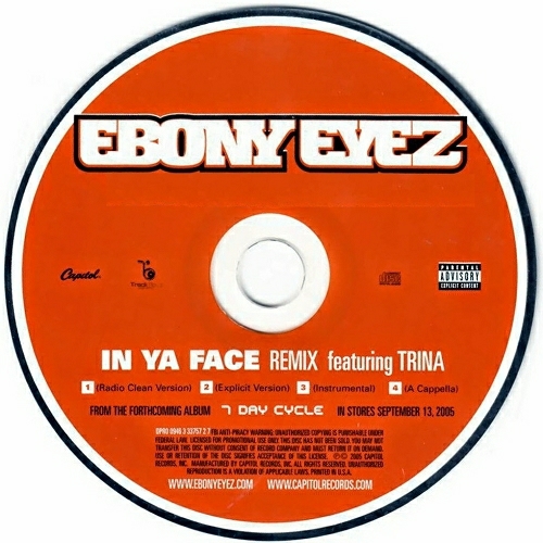 Ebony Eyez - In Ya Face Remix cover