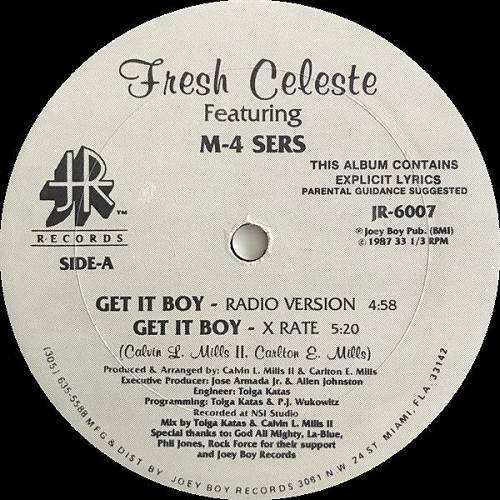 Fresh Celeste & M-4 Sers - Get It Boy (12'' Vinyl, Single) cover