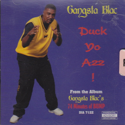 Gangsta Blac - Duck Yo Azz (CDS) cover