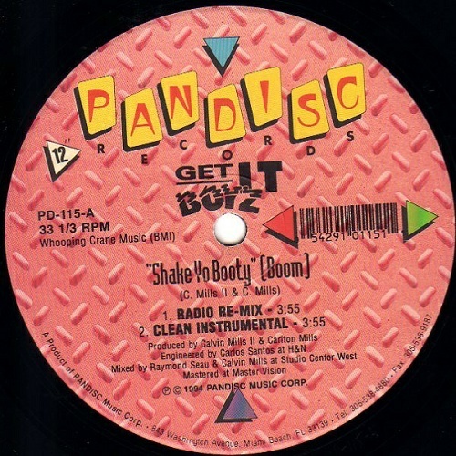 Get It Boyz - Shake Yo Booty (Boom) (12'' Vinyl, 33 1-3 RPM) cover